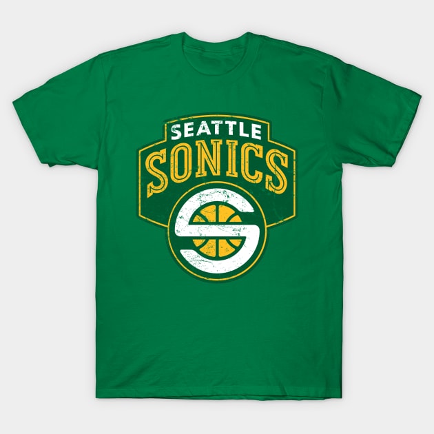 Seattle Sonics T-Shirt by MindsparkCreative